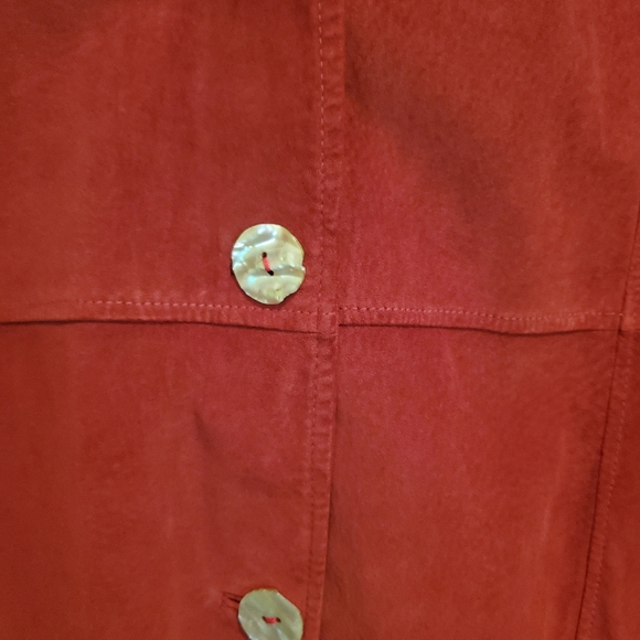 David Dart Vintage Reddish/Orange Suede Jacket - Picture 5 of 8